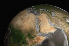 地学分野のCG画像制作事例、地球の海溝と海嶺が見えるCG動画作例 地学分野のCG画像制作事例、地球の海溝と海嶺が見えるCG動画作例