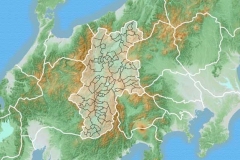 日本地図CGの作例 日本地図CGの作例