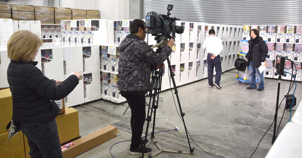 撮影現場の写真はこうして撮影している